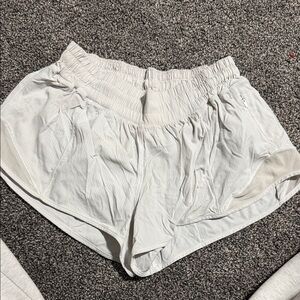 White Lululemon Shorts